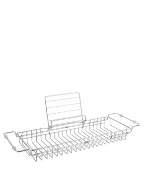 Bath tub caddy iron chrome